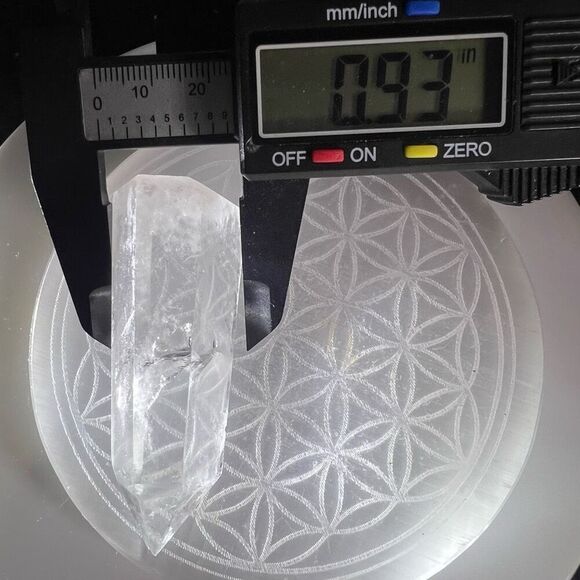 Clear Quartz Crystal‎ Obelisk Meditation Tower (#1) - Picture 13 of 15